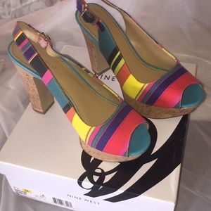 Womens Shoes Nine West 7.5 Platform Pumps